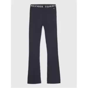 Tommy Hilfiger Branded Rib Pants - Blue