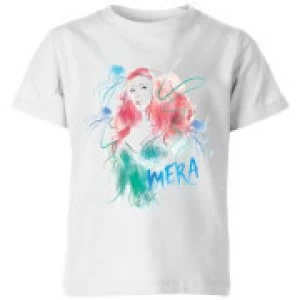 Aquaman Mera Kids T-Shirt - White - 3-4 Years