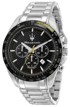 Maserati R8873612042 Mens Traguardo Black Chronograph Watch