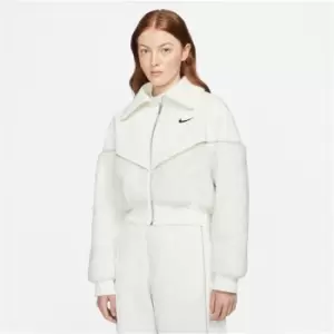 Nike Clash Sherpa Jacket Womens - White