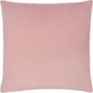 Evans Lichfield Sunningdale Velvet Cushion Cover (50cm x 50cm) (Powder Pink)