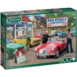 Jumbo Falcon de luxe Closing the Deal 500 Piece Jigsaw Puzzle