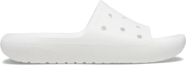 Crocs Unisex Classic 2.0 Slides White W6/M5