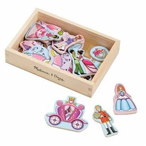 Melissa and Doug 20 Wooden Princess Magnets