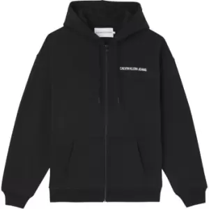 Calvin Klein Jeans Back Institutional Hoodie - Black