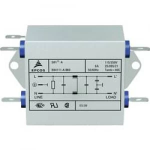 EMI filter flame retardant 250 V AC 6 A 1.8 mH L