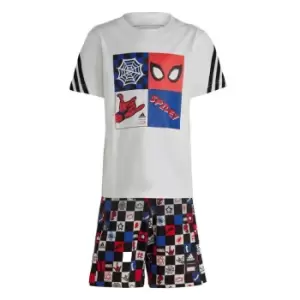 adidas x Marvel Spider-Man Tee Set Kids - White