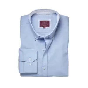 Brook Taverner Mens Lawrence Formal Shirt (15in) (Sky Blue)