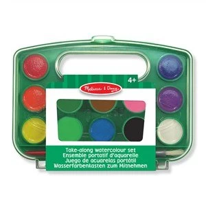 Melissa and Doug Take Along Watercolor Set 12 Colour