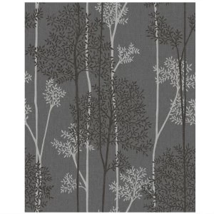 Graham and Brown Super Fresco Eternal Wallpaper - Charcoal