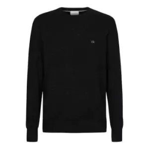 Calvin Klein Menswear Logo Chest Sweater - Black