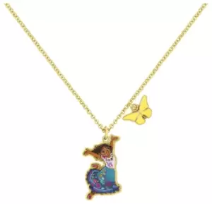 Disney Gold Coloured Encanto Butterfly Pendant Necklace