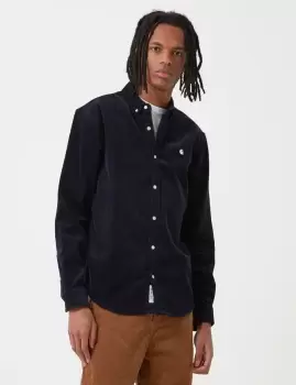 Carhartt-WIP Madison Cord Shirt - Dark Navy Blue/Wax