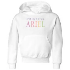 Disney The Little Mermaid Princess Ariel Kids Hoodie - White - 3-4 Years