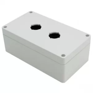 Hammond 1554MPB2 22.5mm Pushbutton Enclosure 160x90x60mm Polycarbo...