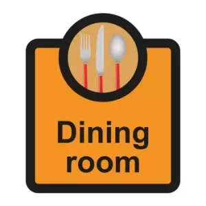 Dining Room Sign, Self Adhesive Foamex (266mm x 310mm)