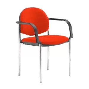 Dams MTO Coda Multi Purpose Stackable Conference Chair with Fixed Arms - Lombok