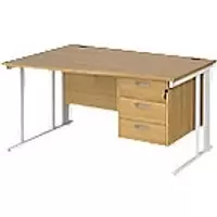 Dams International Wave Desk MCM14WLP3WHO 1,400 x 725 x 800 - 990 mm