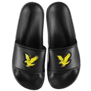 Lyle and Scott Eagle Sliders - Black