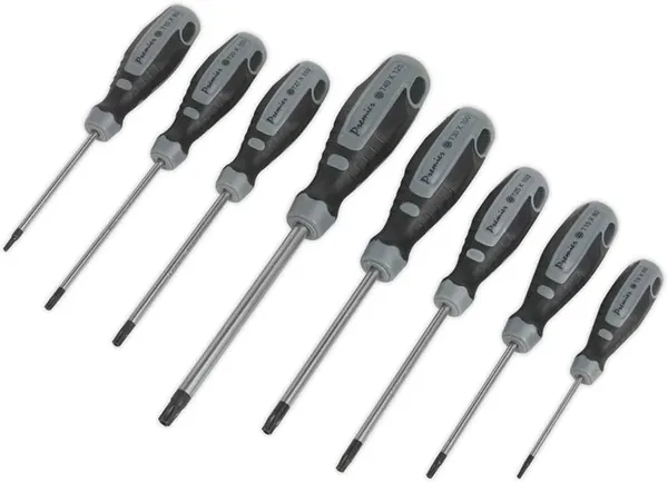 Genuine SEALEY AK4306 Security TRX-Star Screwdriver Set 8pc GripMAX&#174;