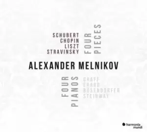 Alexander Melnikov Four Pieces - Four Pianos by Alexander Melnikov CD Album