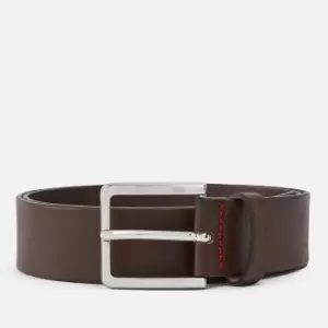 Hugo Gionios Logo Embossed Leather Belt