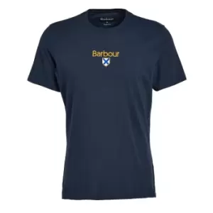 Barbour Mens Emblem Tee Navy XL