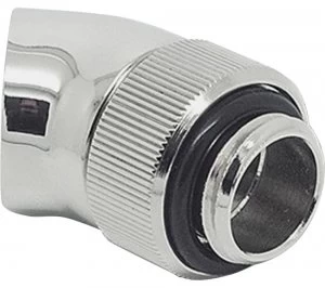 EK-AF Angled 45 Degrees Fitting Adapter - Silver