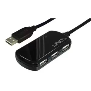 Lindy USB 2.0 Pro 4-Port Hub 480 Mbit/s