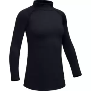 Under Armour Amour Cold Gear Compression Mock Base Layer Girls - Black