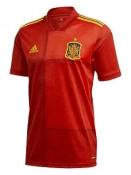 adidas Home Spain 2020 Euro Replica Shirt - Red, Size XL, Men