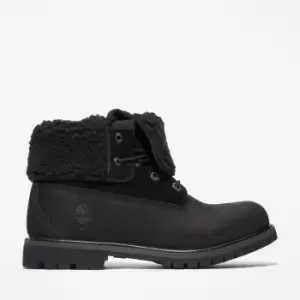 Timberland Authentic Fold-over Boot For Her In Black Black, Size 7