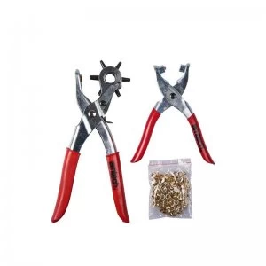 Leather Punch and Eyelet Plier Set