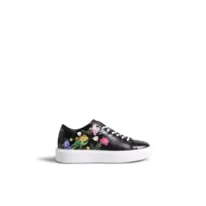 Ted Baker Womens Lorayy Floral Trainers - Black