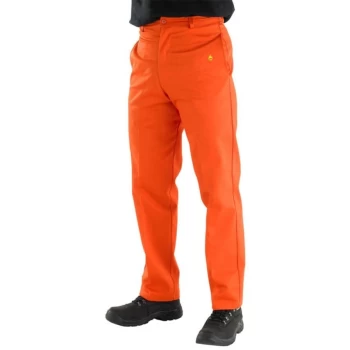 Fire Retardant Trousers Orange - Size 34R