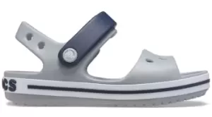 Crocs Crocband Sandals Kids Light Grey / Navy J3