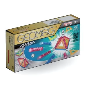 Glitter 22 Pieces Geomag Construction Set