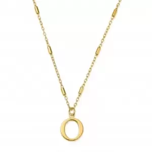 Gold Iconic Initial O Necklace GNCC4041O