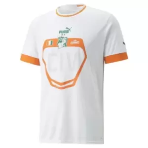 Puma Ivory Coast Away Shirt 2022 2023 Adults - White