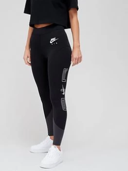 Nike NSW Air Hr Leggings - Black Size XS Women