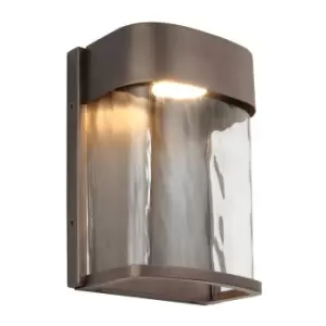 Outdoor IP44 Wall Light Sconce Antique Bronze LED 14W Bulb External d00621