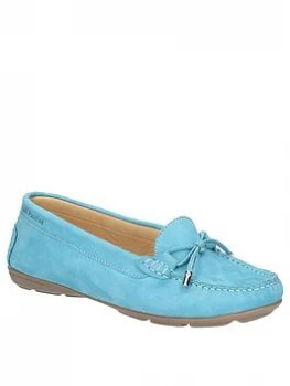 Hush Puppies Maggie Brogue - Teal, Size 5, Women