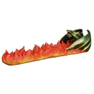 Green Dragon Volcano Ashcatcher Incense Stick Burner