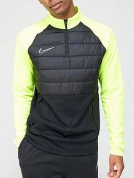 Nike Academy Padded Drill Top - Black/Yellow