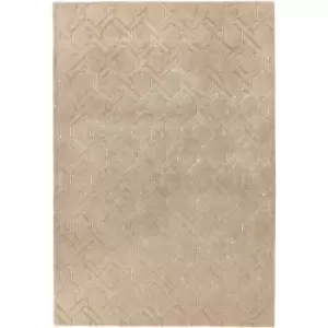 Nexus Fine Lines Sand Sand 120cm x 170cm Rectangle - Beige