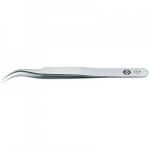 C.K. T2339 Precision tweezers 7 SA Sickle-shape, curved (55°) 110 mm