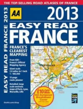 2013 Easy Read France by Aa Publishing Book