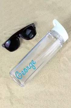 Personalised Island Water Bottle - White