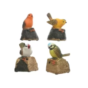 Kaemingk Poly Bird With Sensor 10cm Natural