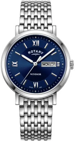 Rotary Watch Windsor Mens D - Blue RTY-1072